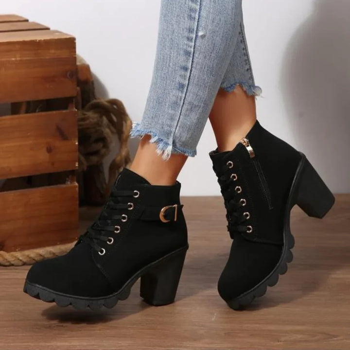Black Ankle Boots - Elma Boutique