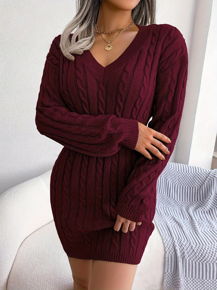 Sweater dress detail - Elma Boutique