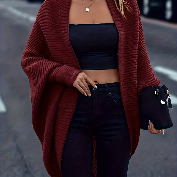 Burgundy cardigan - Elma Boutique