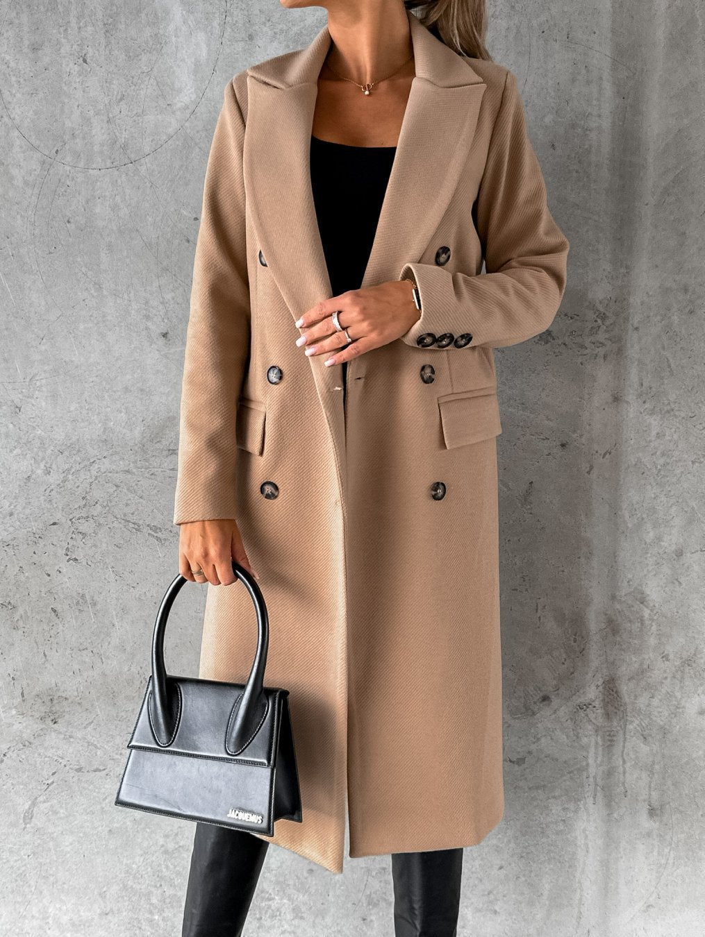 Khaki coat - Elma Boutique