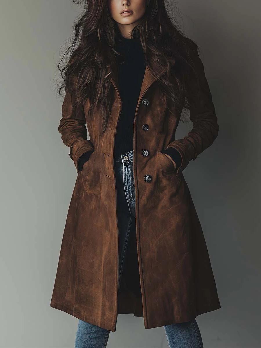 Brown trench coat - Elma Boutique