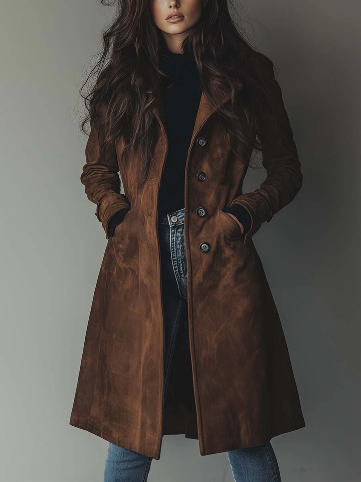 Brown trench coat - Elma Boutique