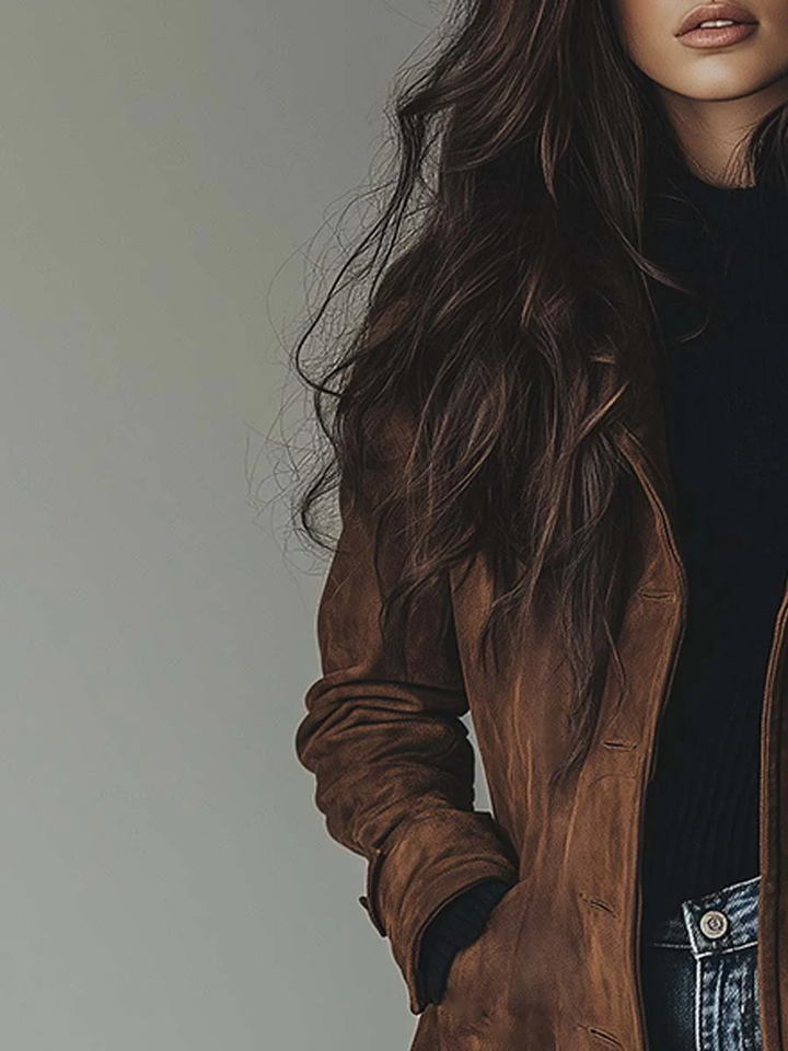 Trench coat detail - Elma Boutique