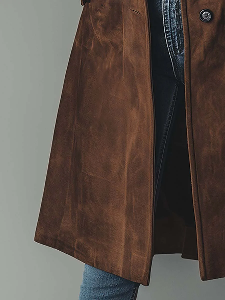 Trench coat detail - Elma Boutique