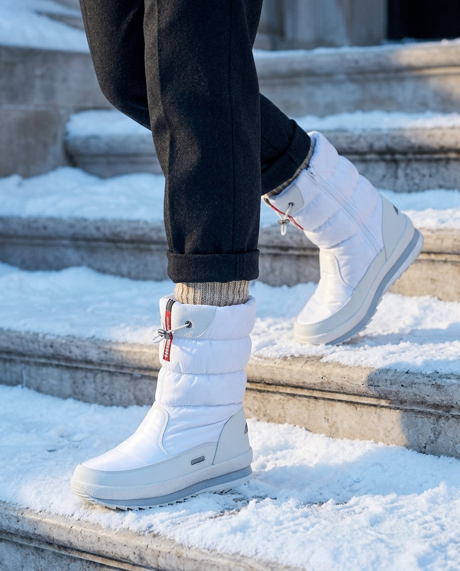 Women's Waterproof Mid Calf Winter Boots - Elma Boutique