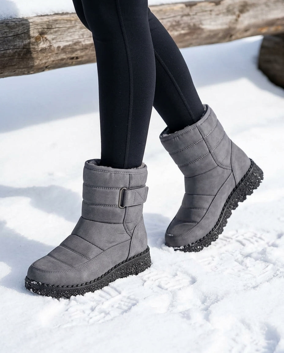 Women's Quilted Insulated Snow Boots - Elma Boutique