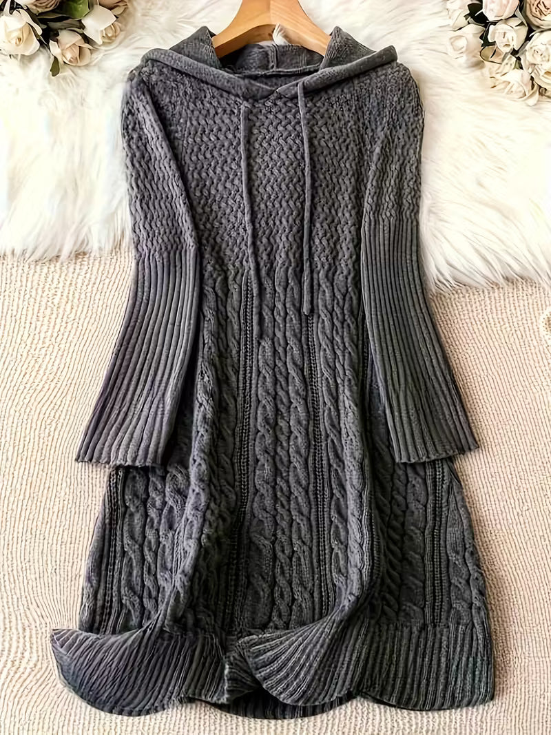 Gray sweater dress - Elma Boutique