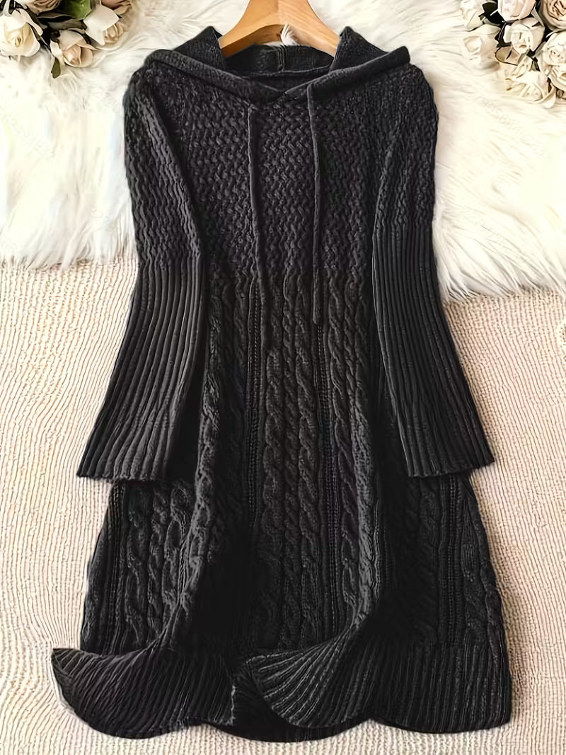Black sweater dress - Elma Boutique