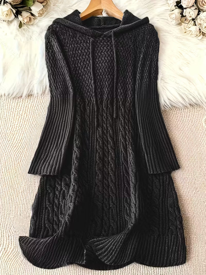 Black sweater dress - Elma Boutique