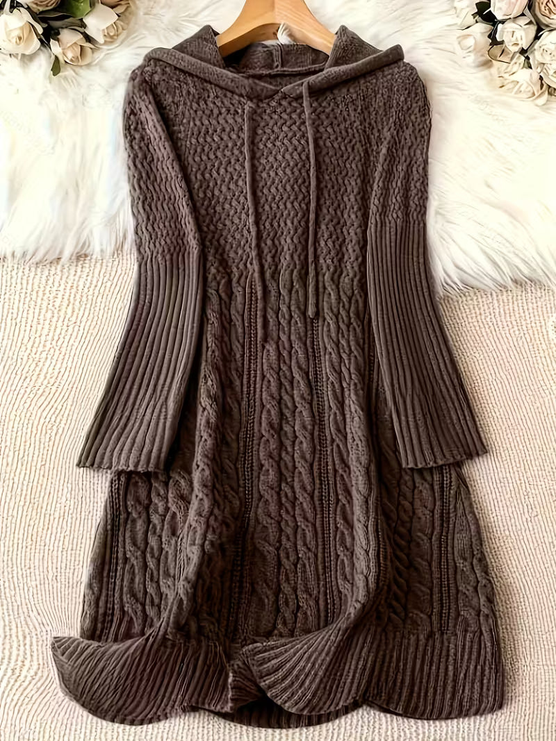 Brown sweater dress - Elma Boutique