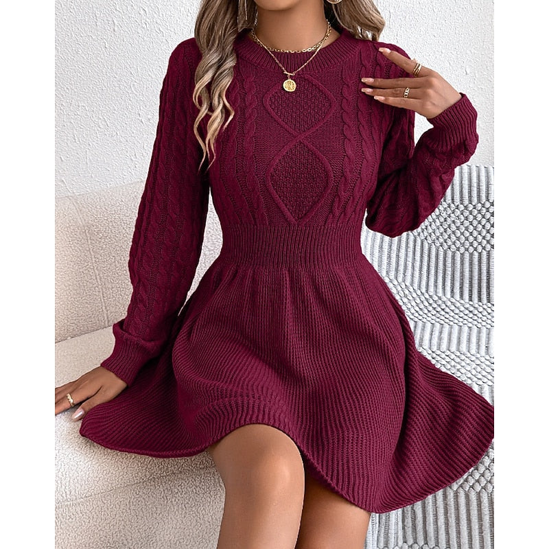 Sweater dress detail - Elma Boutique