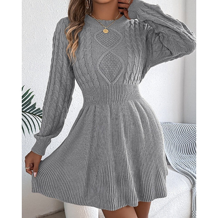 Sweater dress detail - Elma Boutique