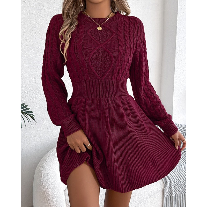 Sweater dress detail - Elma Boutique