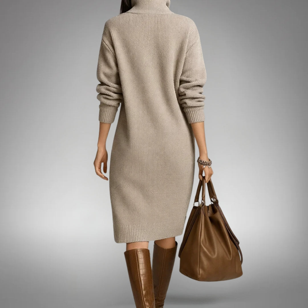 Sweater dress detail - Elma Boutique