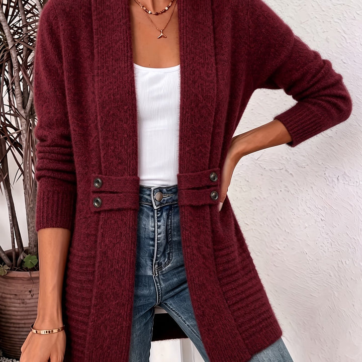 Burgundy cardigan - Elma Boutique