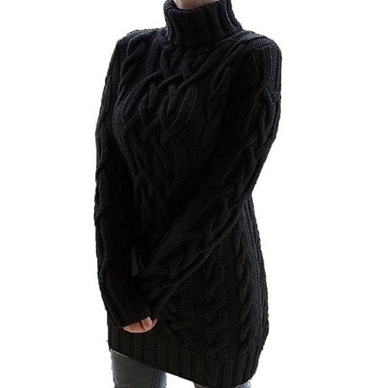 Black sweater dress - Elma Boutique