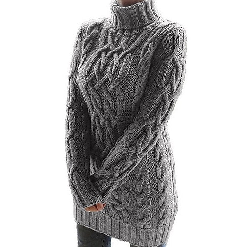 Gray sweater dress - Elma Boutique