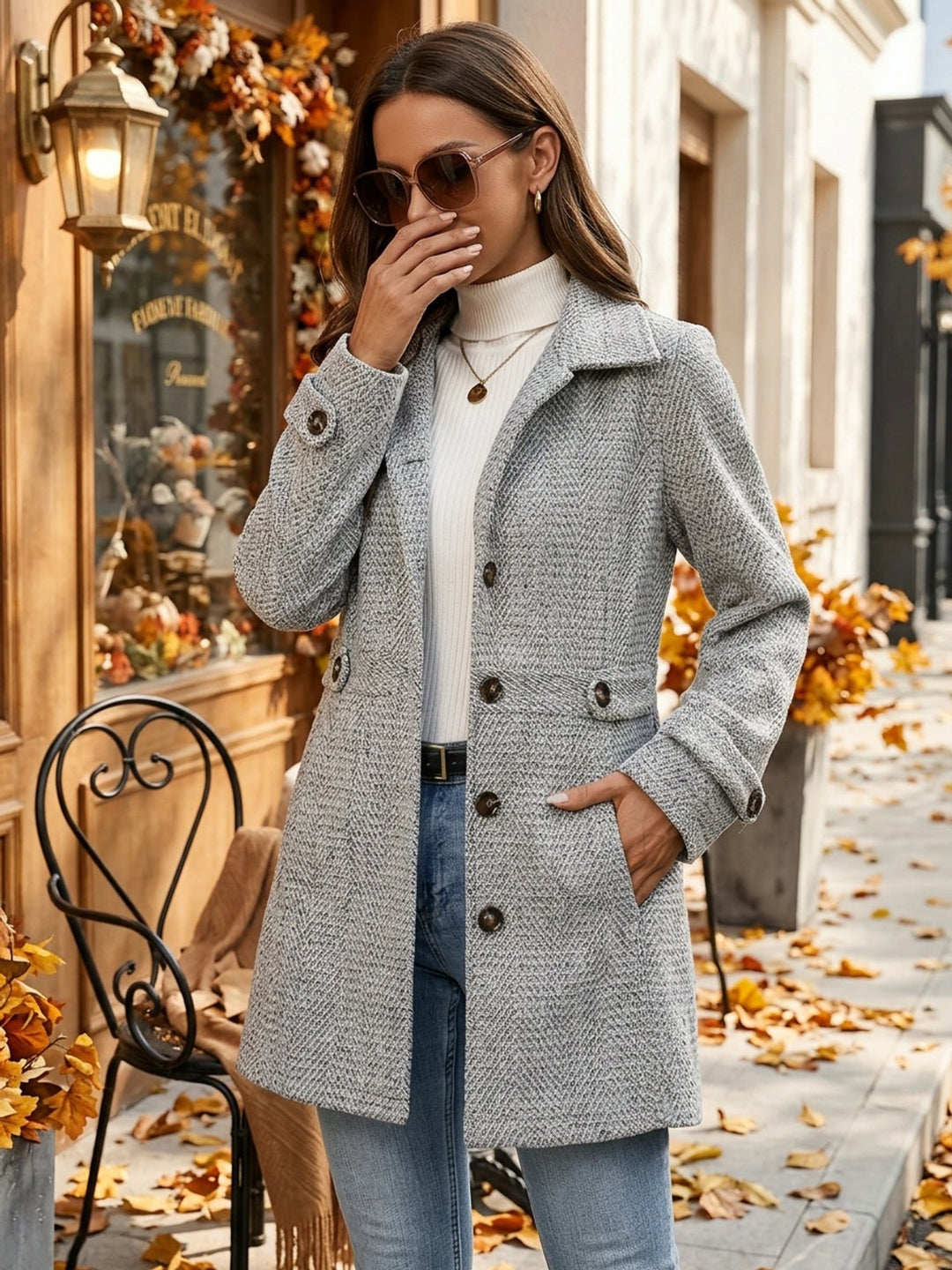 Coat detail - Elma Boutique