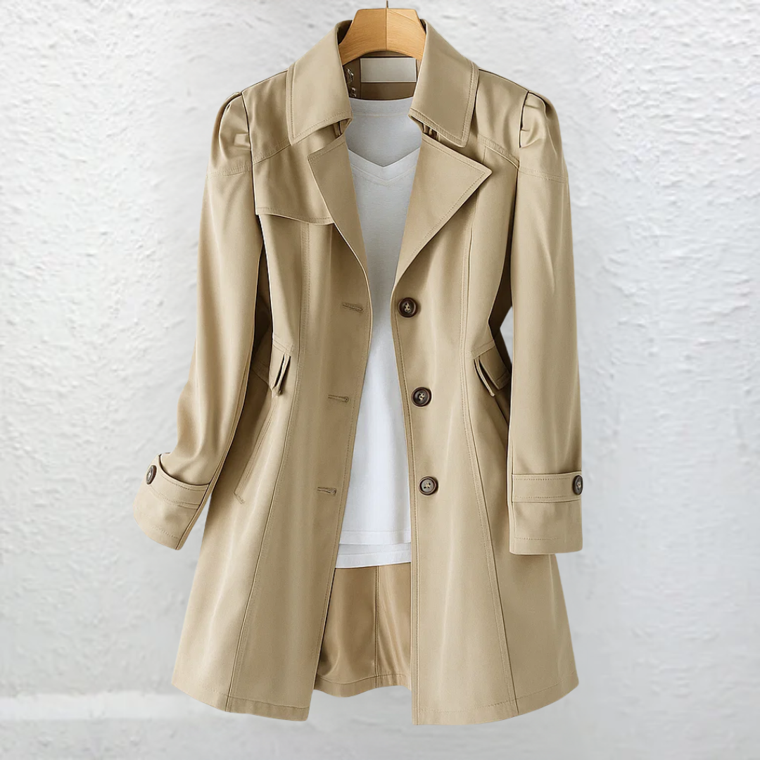 Khaki trench coat - Elma Boutique