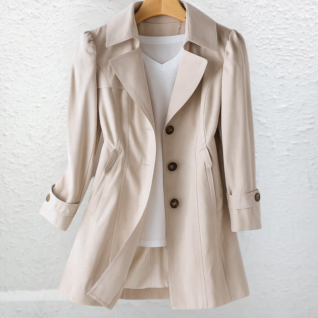 Beige trench coat - Elma Boutique