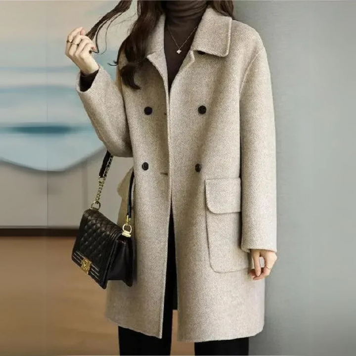 Beige coat - Elma Boutique