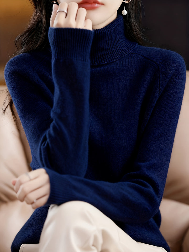 Navy Sweater - Elma Boutique