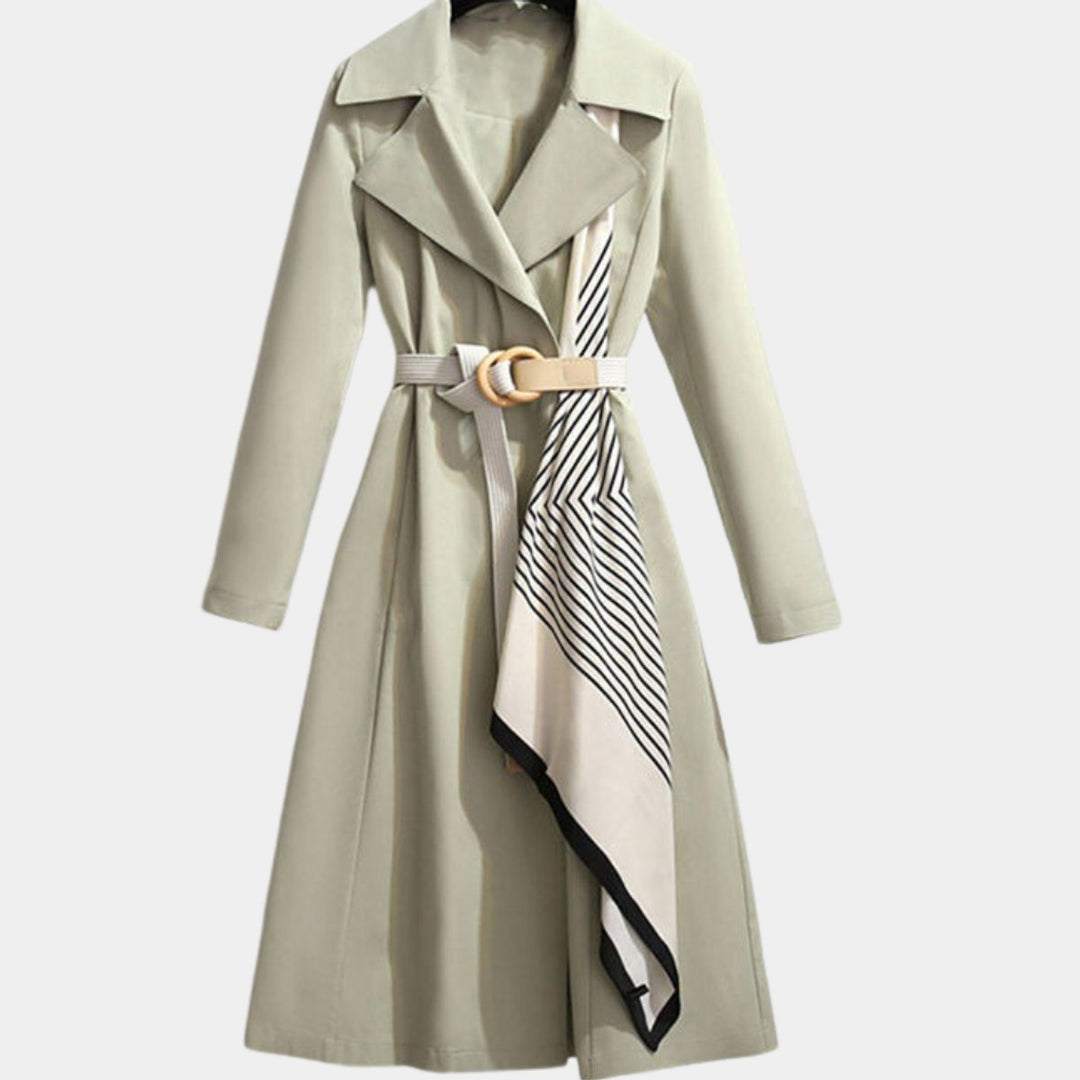 Green trench coat - Elma Boutique