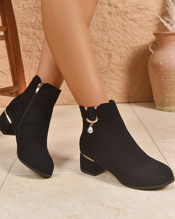 Black Ankle Boots - Elma Boutique