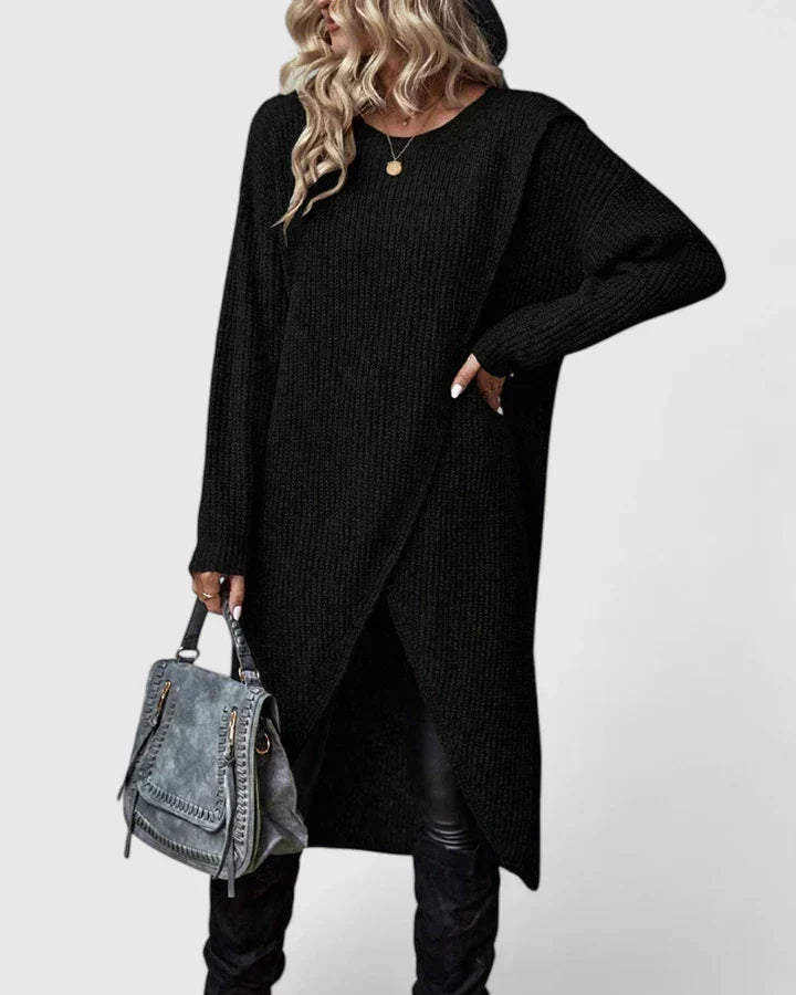 Sweater dress detail - Elma Boutique