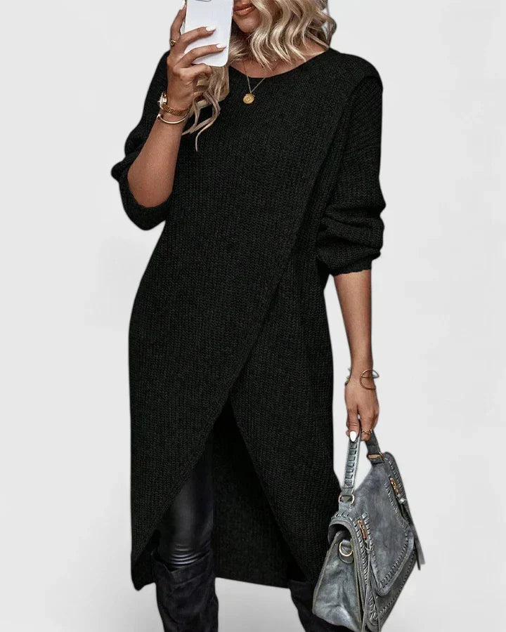 Black sweater dress - Elma Boutique