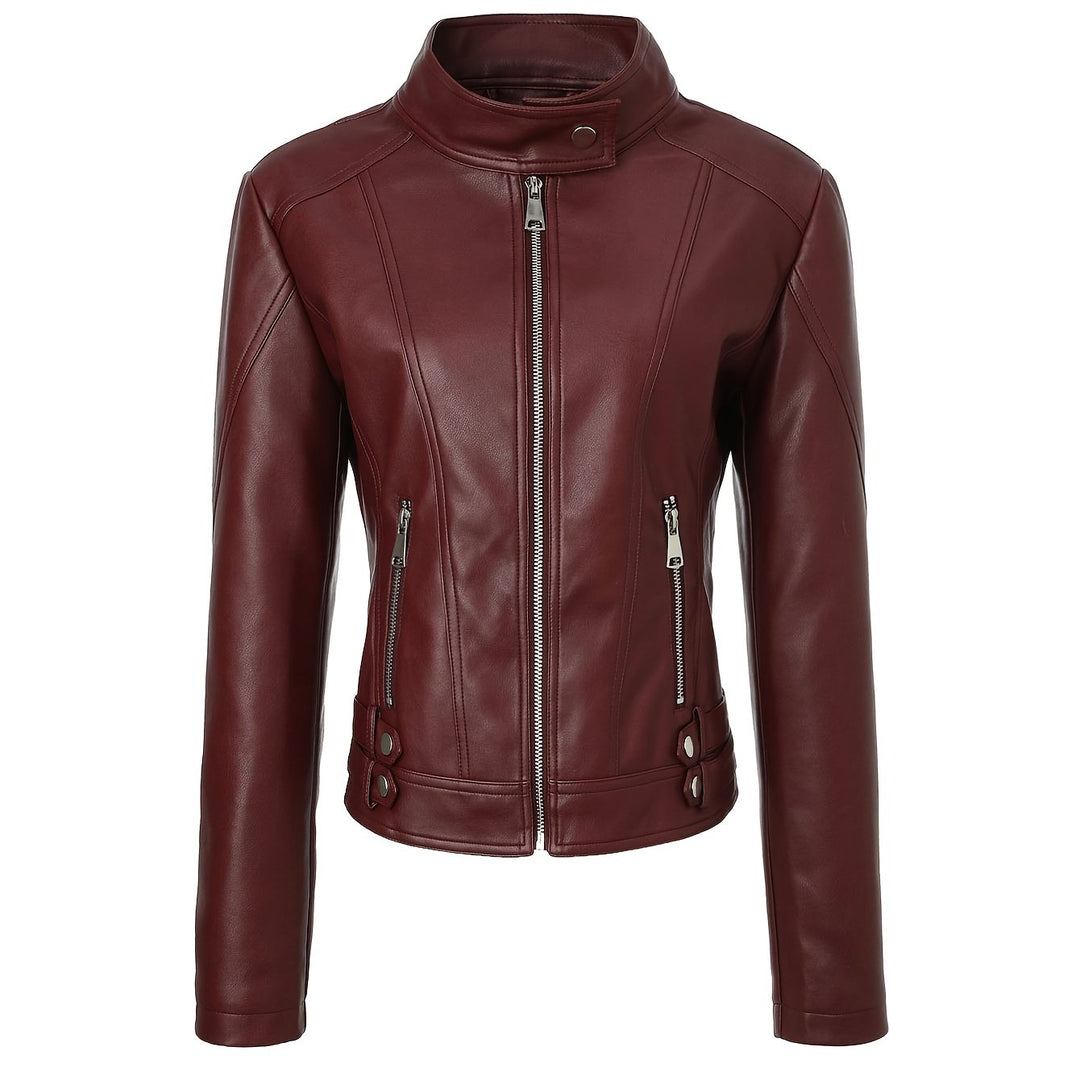 Burgundy jacket - Elma Boutique