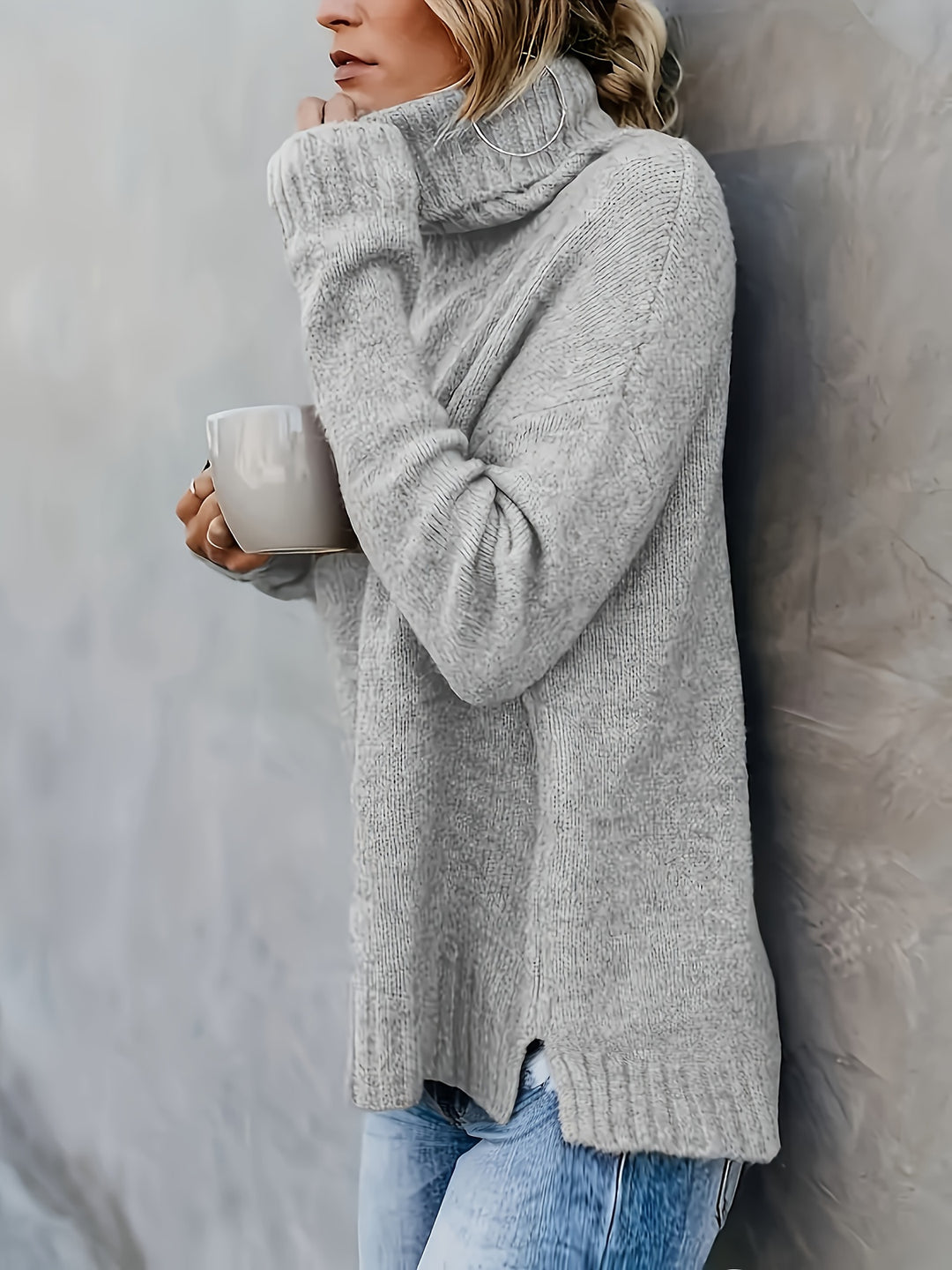 Gray Sweater - Elma Boutique