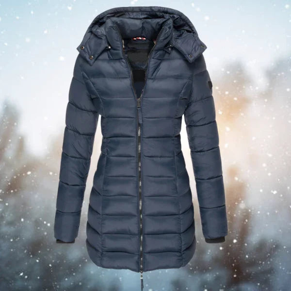Navy down jacket - Elma Boutique
