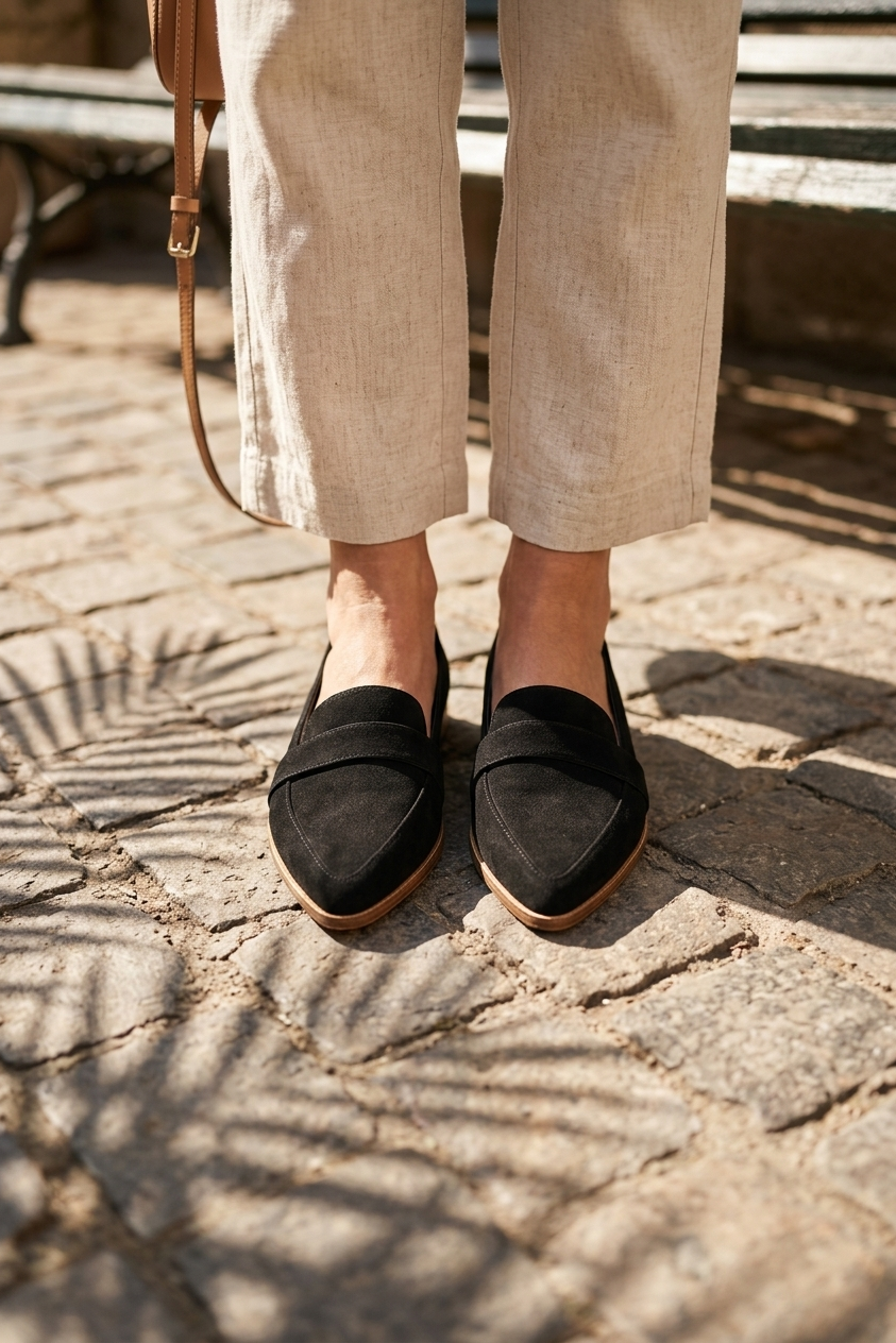 Slip On Loafers with Cushioned Sole for Women