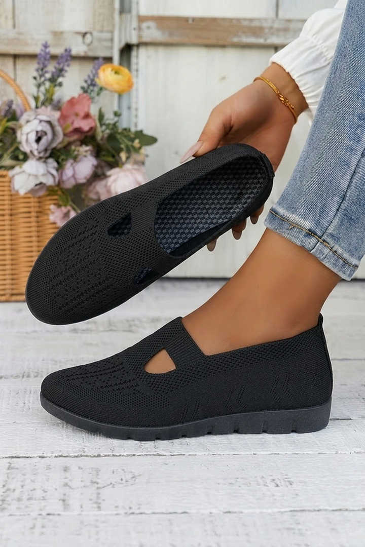 Casual Slip On Sneakers with Breathable Fabric and Comfort Sole for Women