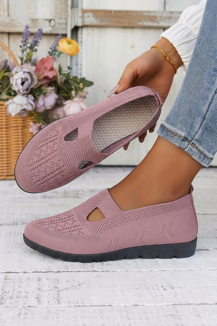 Casual Slip On Sneakers with Breathable Fabric and Comfort Sole for Women