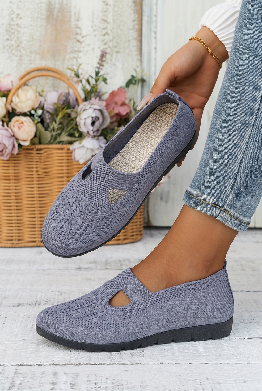 Casual Slip On Sneakers with Breathable Fabric and Comfort Sole for Women