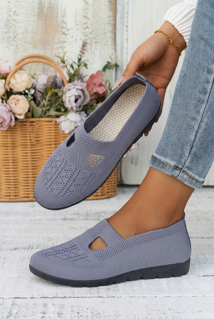 Casual Slip On Sneakers with Breathable Fabric and Comfort Sole for Women