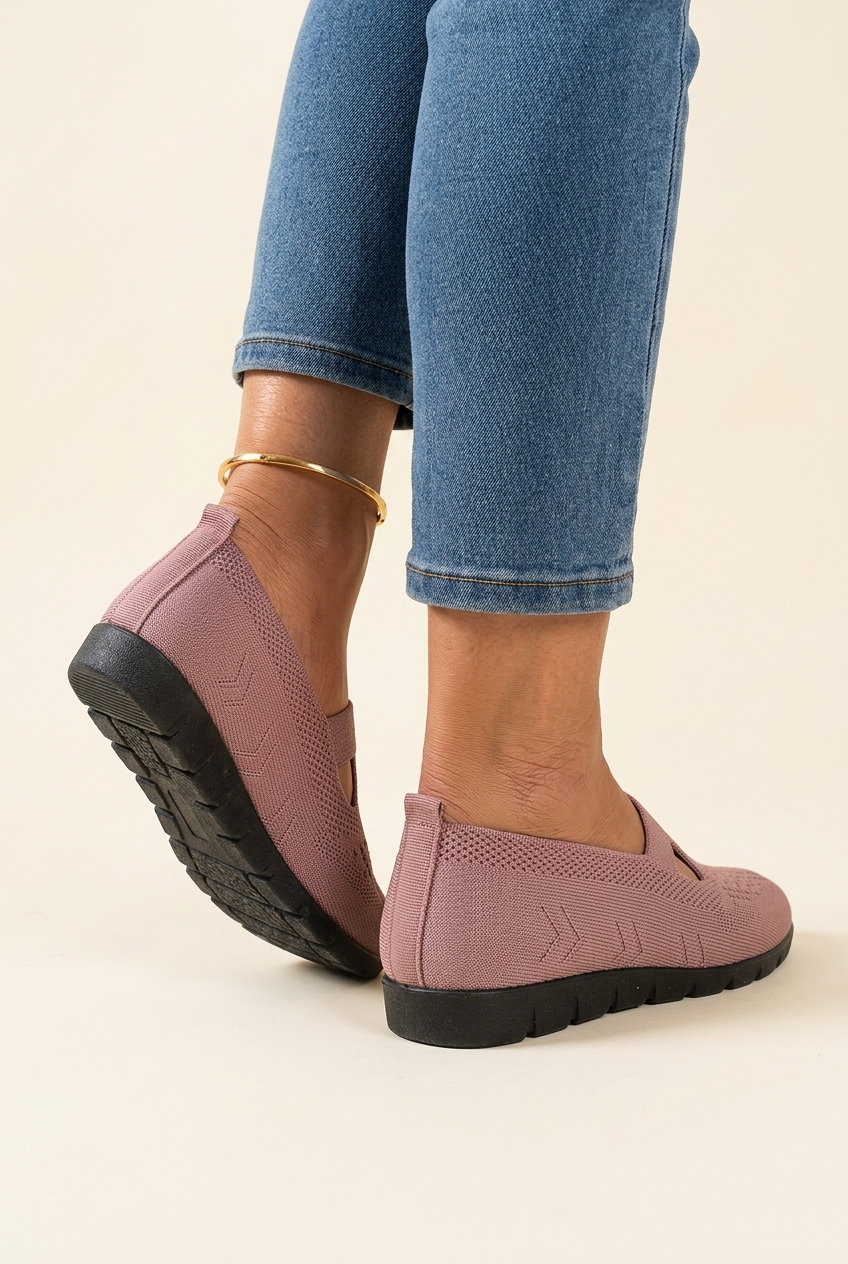 Casual Slip On Sneakers with Breathable Fabric and Comfort Sole for Women