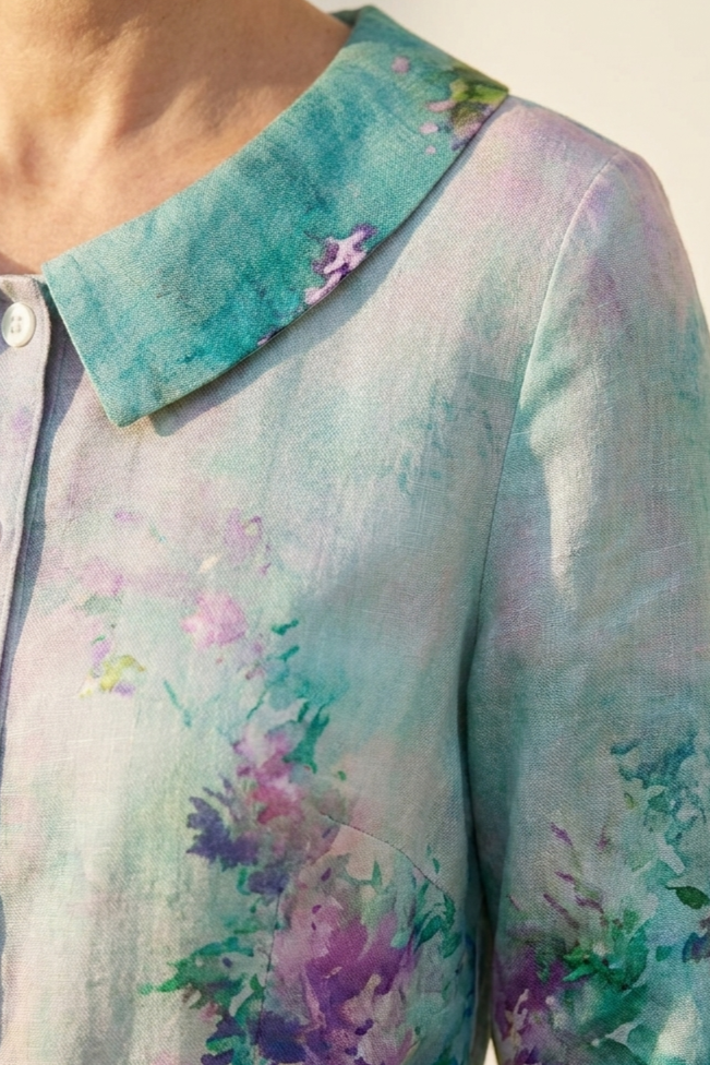Noelle | Floral Print Tie Waist Dress