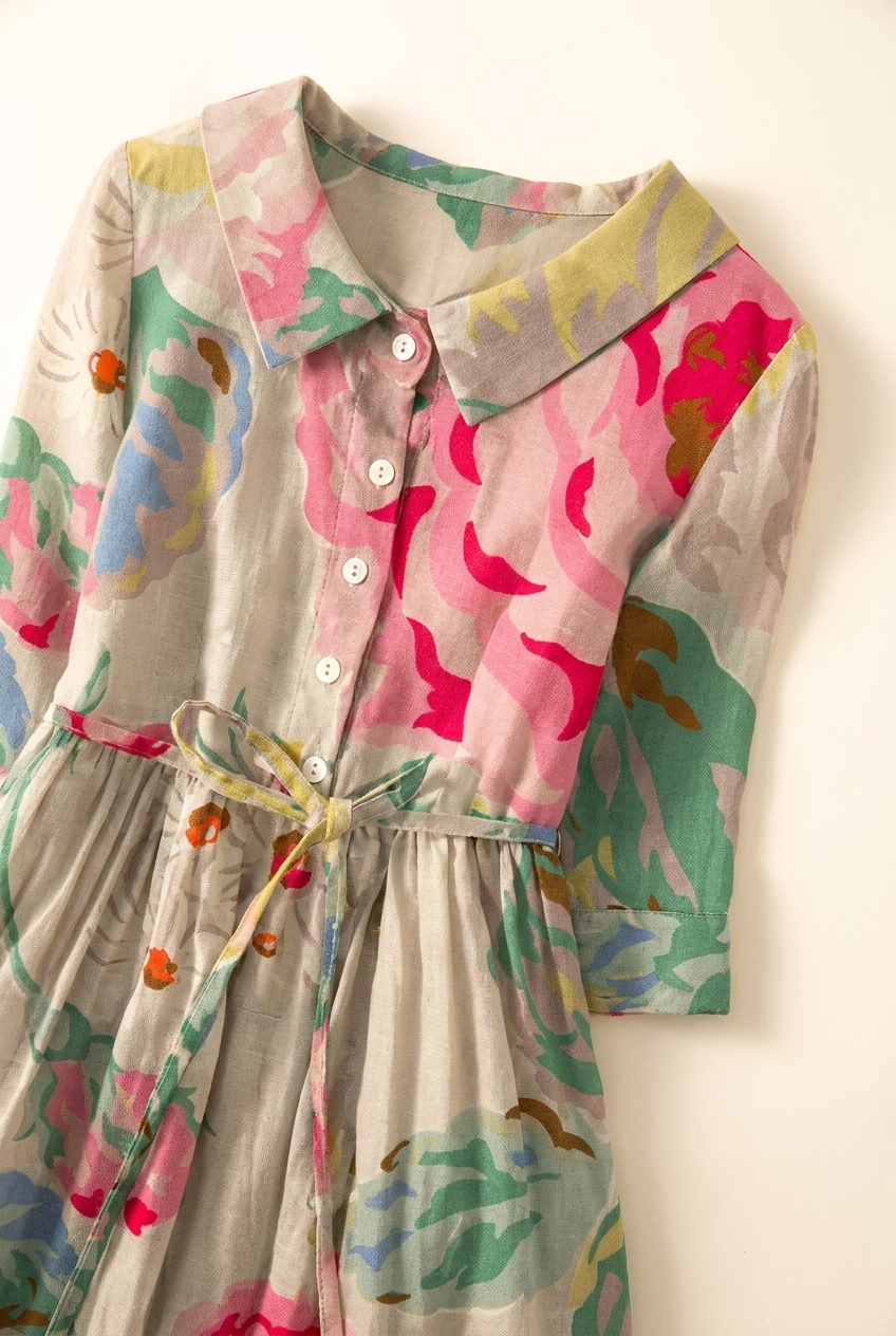 Adeline - Short Sleeve Floral Dress