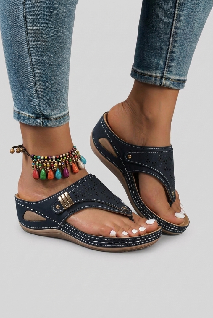 Talia - Orthopedic Wedge Flip Flops
