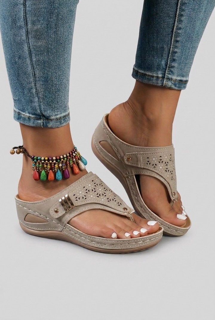 Talia - Orthopedic Wedge Flip Flops
