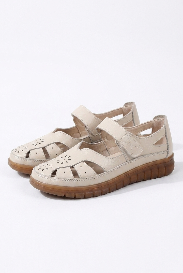 Greta - Orthopedic Leather Clogs