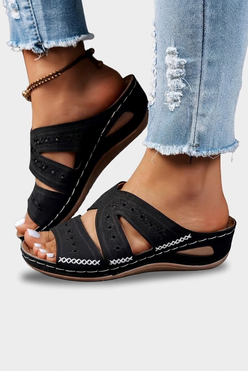 Luna - Platform Flip Flops