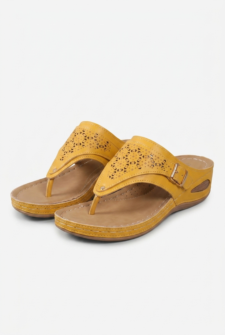 Isabel - Wedge Heel Flip Flops