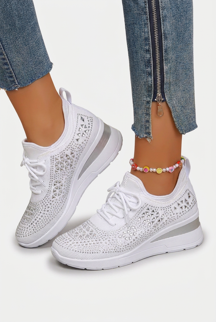 Gia - Glitter Platform Sneakers