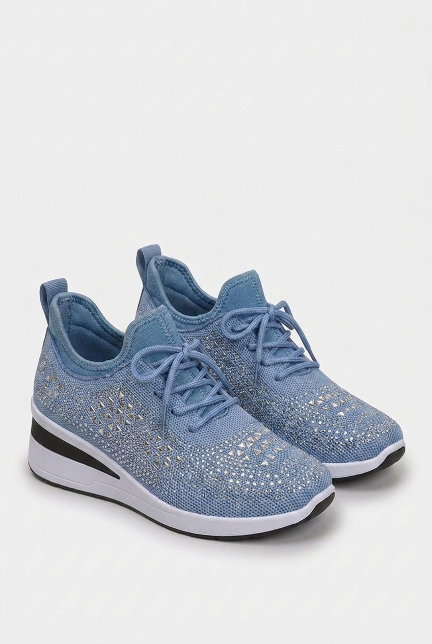 Gia - Glitter Platform Sneakers