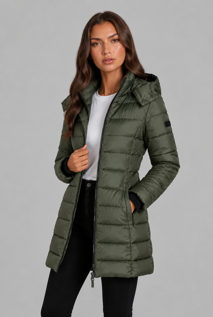 Puffer coat detail - Elma Boutique