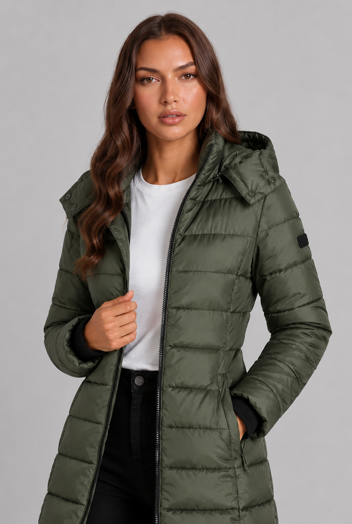 Puffer coat detail - Elma Boutique